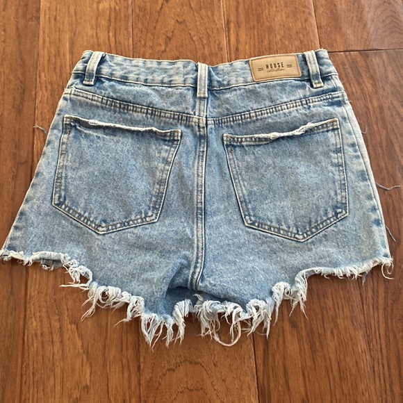 Ripped jean shorts. - Picture 2 of 2